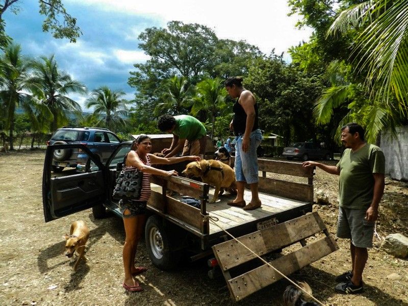 Arriving at the CARE clinic