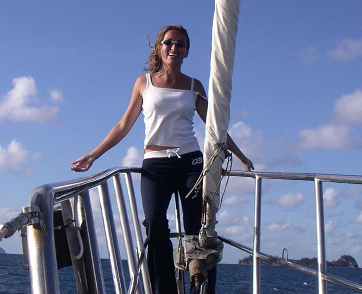 Micki Sailing in the Whitsundays Australia opportunity and sacrifice