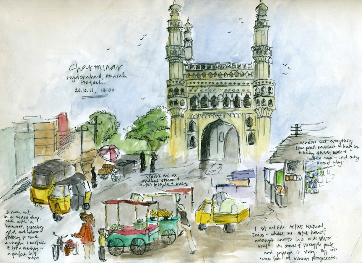 Sketching The Subcontinent