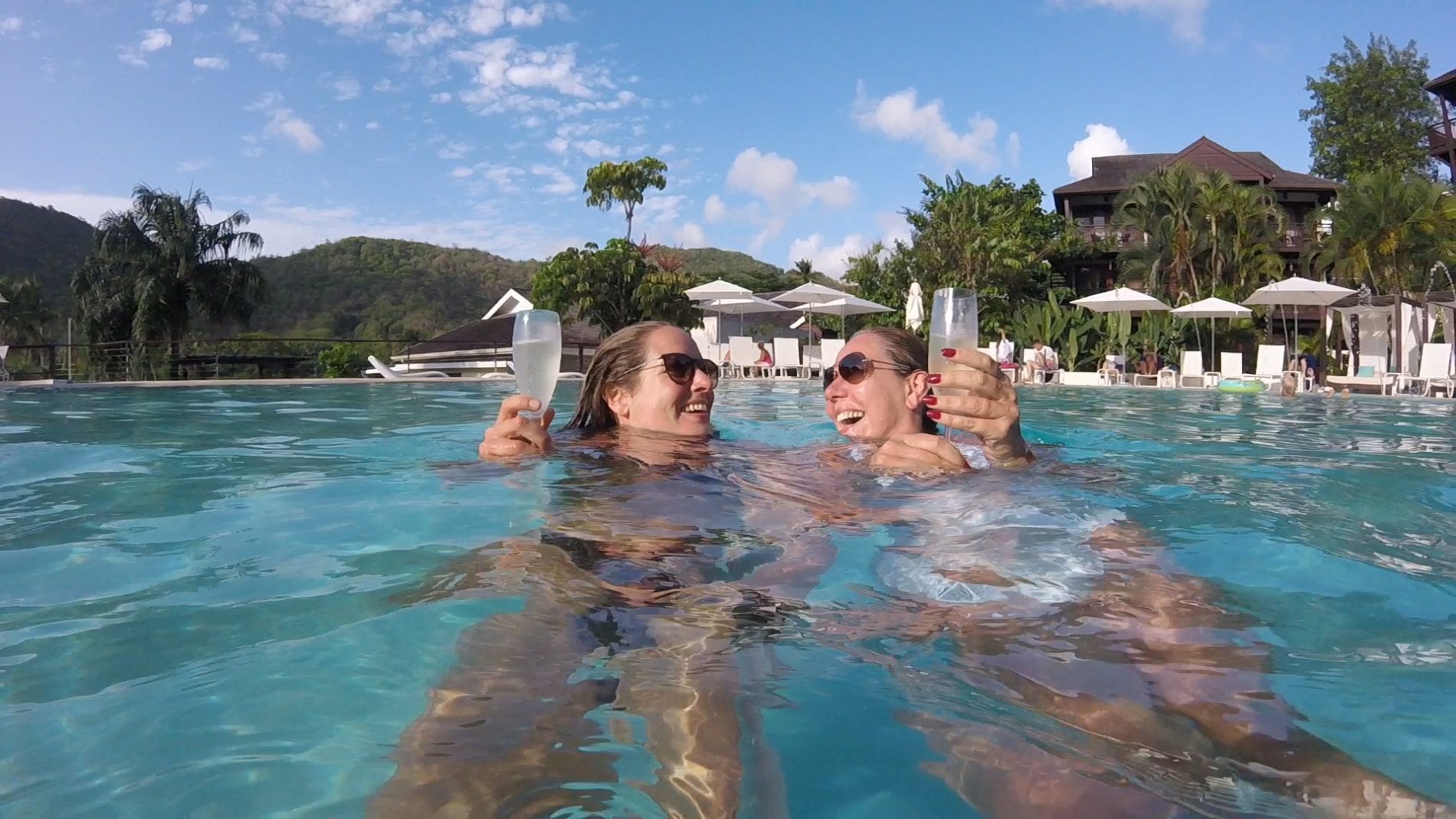 staying at marigot bay resort and marina in st lucia