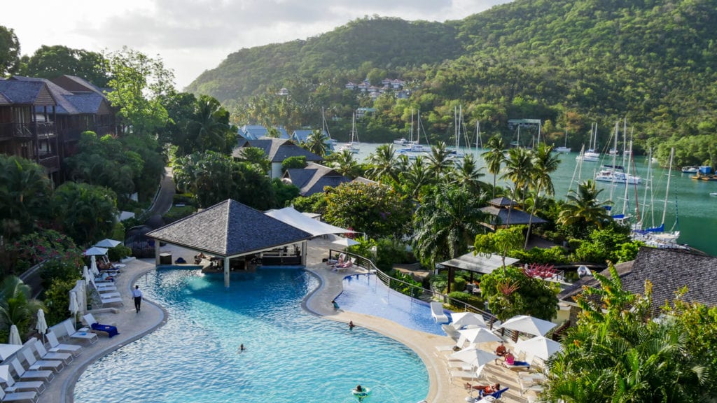 Staying at Marigot Bay Resort and Marina in St Lucia