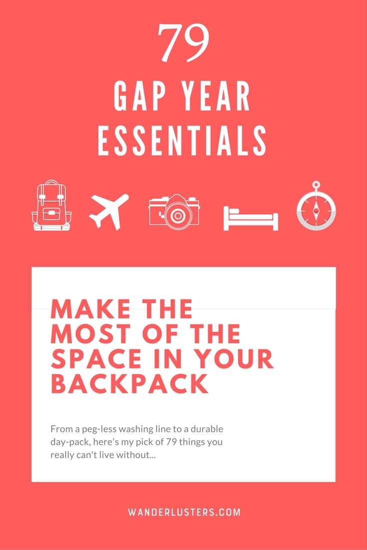 gap year travel essentials