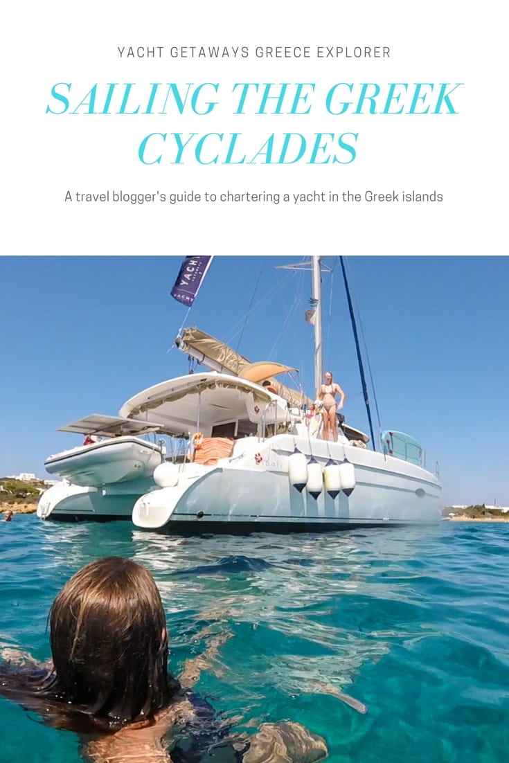 yacht getaways greece cyclades
